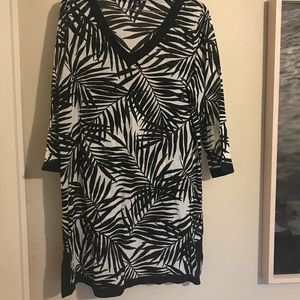 Lands’ End sheer swimsuit coverup